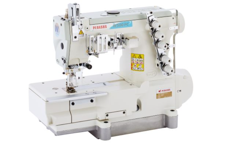 Reference image of an industrial flatseam sewing machine